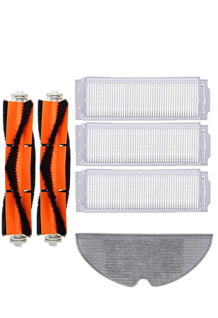 Xiaomi Vacuum Mop 2 Pro Robot Süpürge Uyumlu 6'lı Yedek Parça Seti