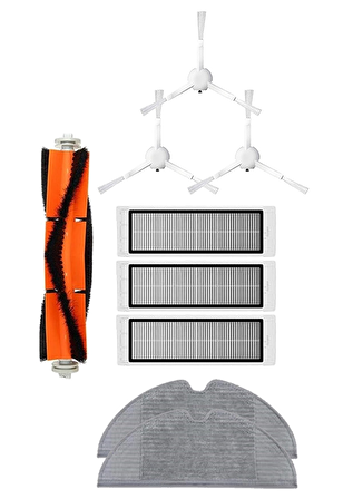 Xiaomi Vacuum Mop 1C Robot Süpürge Uyumlu 9'lu Yedek Parça Seti