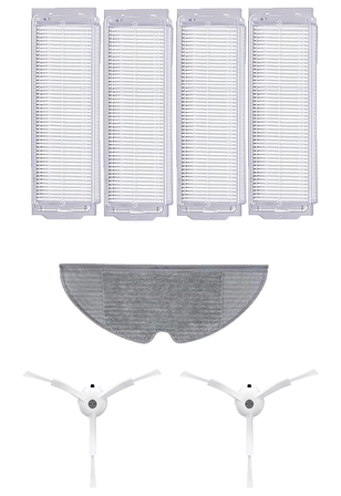 Xiaomi Vacuum Mop 2 Pro Robot Süpürge Uyumlu 7'li Yedek Parça Seti