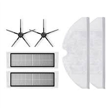 Roborock S6 MAX V Robot Süpürge Uyumlu 6'lı Yedek Parça Seti