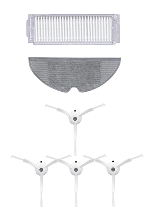 Xiaomi Vacuum Mop 2 Pro Robot Süpürge Uyumlu 6'lı Yedek Parça Seti