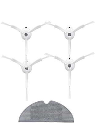 Xiaomi Vacuum Mop 2 Pro Robot  Süpürge Uyumlu 5'li Yedek Parça Seti