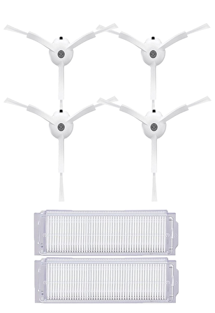 Xiaomi Vacuum Mop 2 Pro Robot Süpürge Uyumlu 6'lı Yedek Parça Seti