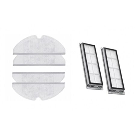 Roborock S6 Max V Robot Süpürge Uyumlu 6'lı Yedek Parça Seti