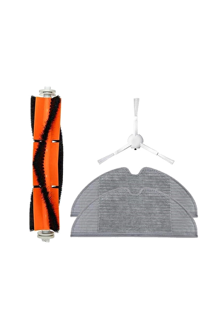 Xiaomi Vacuum Mop 1C Robot Süpürge Uyumlu 4'lü Yedek Parça Seti