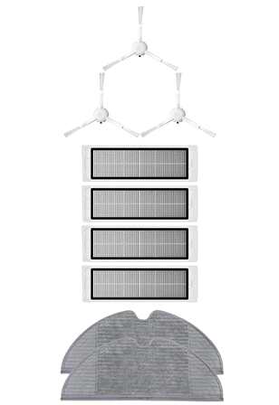 Xiaomi Vacuum Mop 1C Robot Süpürge Uyumlu 9'lu Yedek Parça Seti