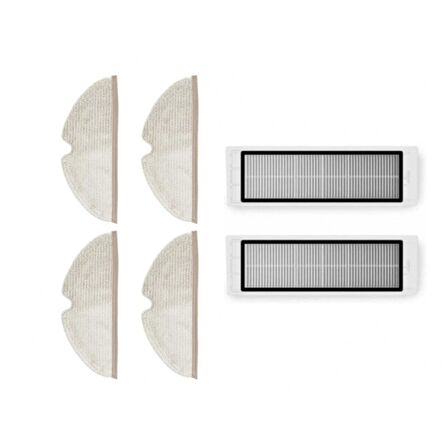Roborock S6 Pure Robot Süpürge Uyumlu 6'lı Yedek Parça Seti