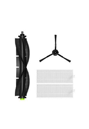 360 Vacuum Mop Cleaner S10 Robot Süpürge 4'lü Yedek Parça Seti - Muadil Ürün