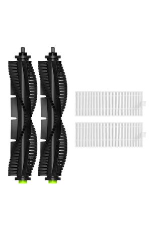 360 Vacuum Mop Cleaner S10 Robot Süpürge 4'lü Yedek Parça Seti - Muadil Ürün