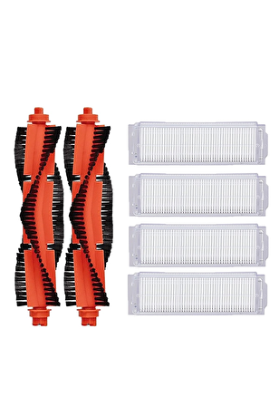 Xiaomi Mop Pro Robot Süpürge Uyumlu 6'lı Yedek Parça Seti