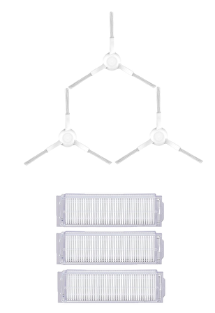 Xiaomi Mop Pro Robot Süpürge Uyumlu 6'lı Yedek Parça Seti