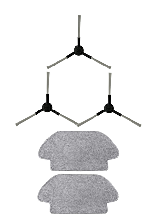 Xiaomi Mop Pro Robot Süpürge Uyumlu 5'li Yedek Parça Seti