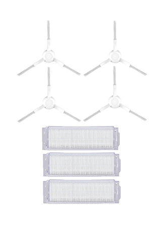 Xiaomi Mop Pro Robot Süpürge Uyumlu 7'li Yedek Parça Seti