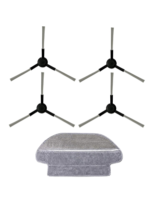 Xiaomi Mop Pro Robot Süpürge Uyumlu 5'li Yedek Parça Seti