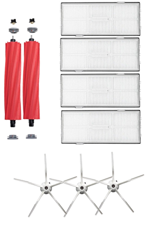 Roborock S7 Robot Süpürge Uyumlu 9'lu Yedek Parça Seti