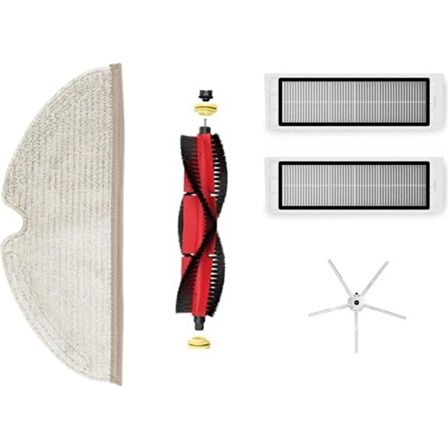 Roborock S6 Robot Süpürge Uyumlu 5'li Yedek Parça Seti