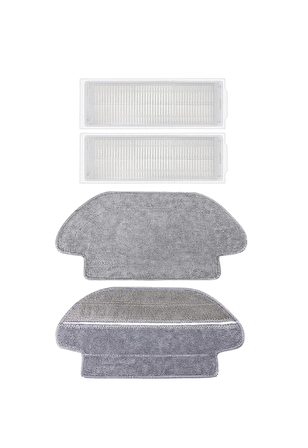 Viomi V2 Robot Süpürge Uyumlu 4'lü Yedek Parça Seti