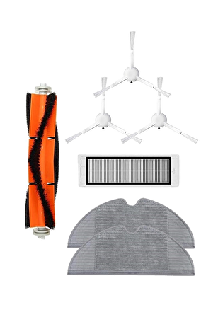 Xiaomi Vacuum Mop 2C Robot Süpürge Uyumlu 7'li Yedek Parça Seti