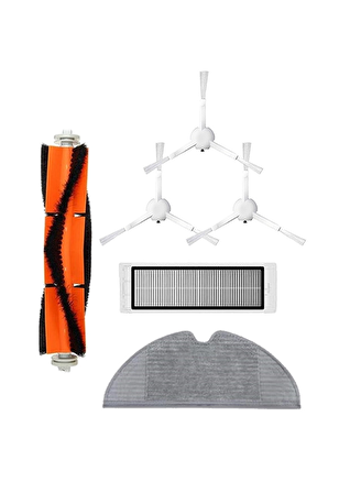 Xiaomi Vacuum Mop 2C Robot Süpürge Uyumlu 6'lı Yedek Parça Seti