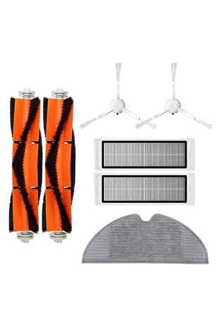 Xiaomi Vacuum Mop 2C Robot Süpürge Uyumlu 7'li Yedek Parça Seti