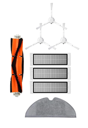 Xiaomi Vacuum Mop 2C Robot Süpürge Uyumlu 8'li Yedek Parça Seti