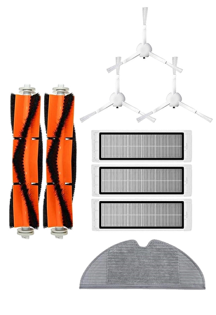 Xiaomi Vacuum Mop 2C Robot Süpürge Uyumlu 9'lu Yedek Parça Seti