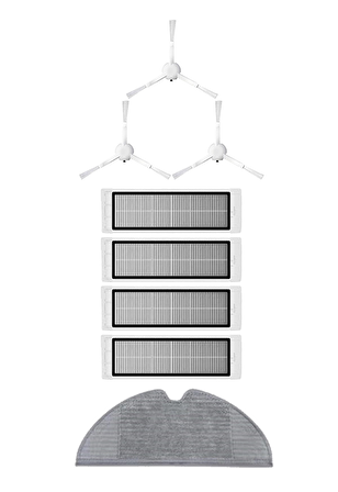 Xiaomi Vacuum Mop 2C Robot Süpürge Uyumlu 8'li Yedek Parça Seti