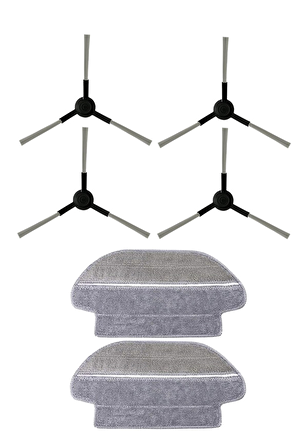 Xiaomi Mop P Robot Süpürge Uyumlu 6'lı Yedek Parça Seti