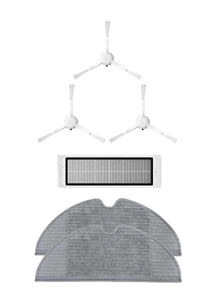 Dreame D9 Robot Süpürge Uyumlu 5'li Yedek Parça Seti