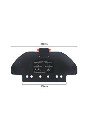 Xiaomi Mop Pro (STYTJ02YM) Robot Süpürge Uyumlu - Siyah Mop Bezi Tutucu