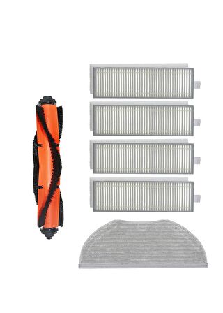 Xiaomi Vacuum Mop 2in1 Essential (MJSTG1) Robot Süpürge Uyumlu 6'lı Yedek Parça Seti