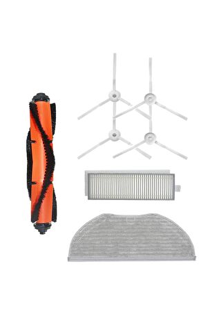 Xiaomi Vacuum Mop 2in1 Essential (MJSTG1) Robot Süpürge Uyumlu 7'li Yedek Parça Seti