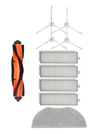 Xiaomi Vacuum Mop 2in1 Essential (MJSTG1) Robot Süpürge Uyumlu 10'lu Yedek Parça Seti