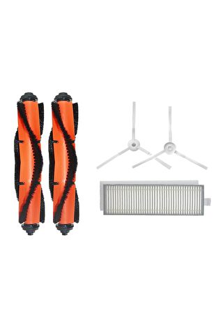 Xiaomi Vacuum Mop 2in1 Essential (MJSTG1) Robot Süpürge Uyumlu 5'li Yedek Parça Seti