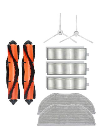 Xiaomi Vacuum Mop 2in1 Essential (MJSTG1) Robot Süpürge Uyumlu 9'lu Yedek Parça Seti