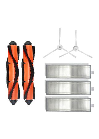 Xiaomi Vacuum Mop 2in1 Essential (MJSTG1) Robot Süpürge Uyumlu 7'li Yedek Parça Seti