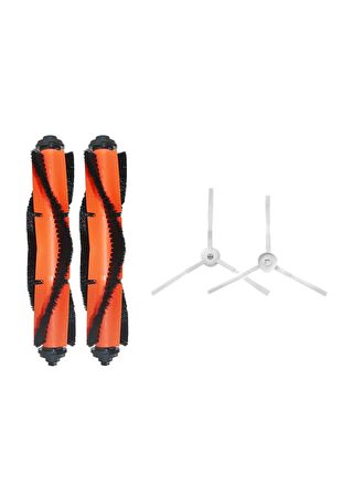 Xiaomi Vacuum Mop 2in1 Essential (MJSTG1) Robot Süpürge Uyumlu 4'lü Yedek Parça Seti