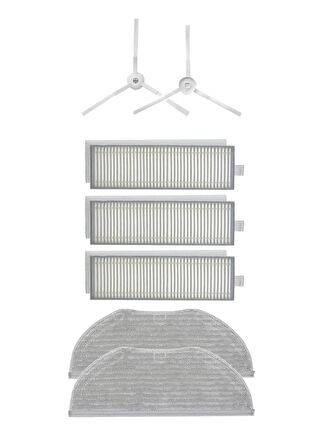 Xiaomi Vacuum Mop 2in1 Essential (MJSTG1) Robot Süpürge Uyumlu 7'li Yedek Parça Seti