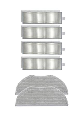 Xiaomi Vacuum Mop 2in1 Essential (MJSTG1) Robot Süpürge Uyumlu 6'lı Yedek Parça Seti