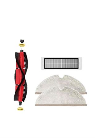 Roborock S5 Max Robot Süpürge Uyumlu 4'lü Yedek Parça Seti