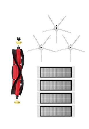 Roborock S5 Max Robot Süpürge Uyumlu 8'li Yedek Parça Seti