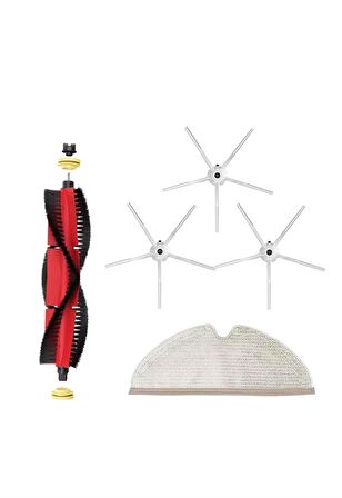 Roborock S5 Max Robot Süpürge Uyumlu 5'li Yedek Parça Seti