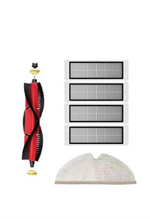 Roborock S5 Max Robot Süpürge Uyumlu 6'lı Yedek Parça Seti