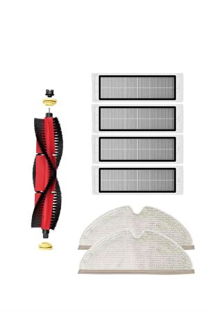 Roborock S5 Max Robot Süpürge Uyumlu 7'li Yedek Parça Seti