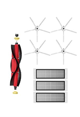 Roborock S5 Max Robot Süpürge Uyumlu 8'li Yedek Parça Seti