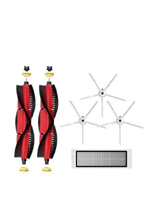 Roborock S5 Max Robot Süpürge Uyumlu 6'lı Yedek Parça Seti