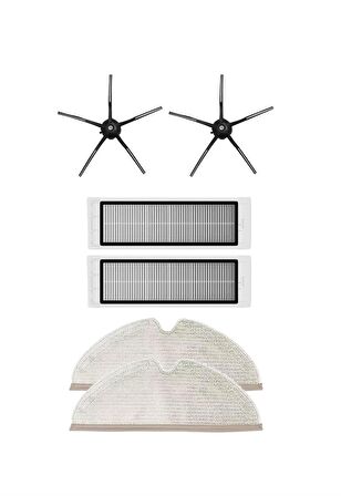 Roborock S5 Max Robot Süpürge Uyumlu 6'lı Yedek Parça Seti