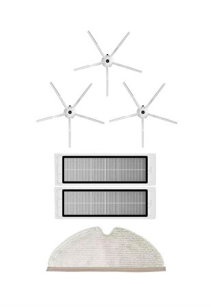 Roborock S5 Max Robot Süpürge Uyumlu 6'lı Yedek Parça Seti