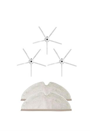 Roborock S5 Max Robot Süpürge Uyumlu 5'li Yedek Parça Seti