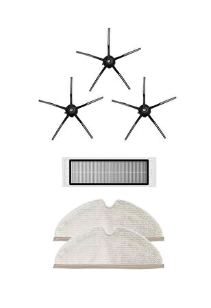 Roborock S5 Max Robot Süpürge Uyumlu 6'lı Yedek Parça Seti